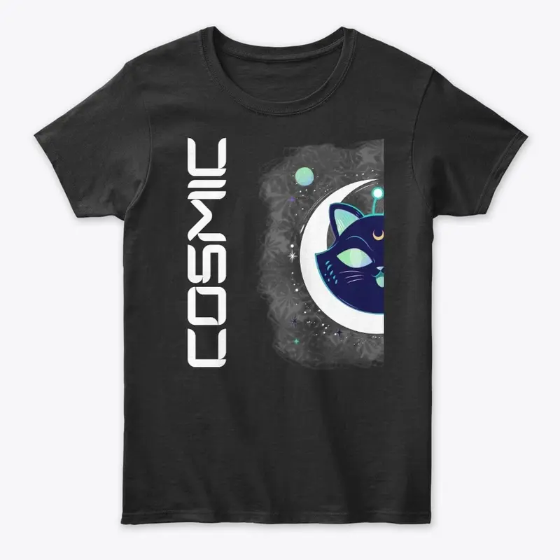 Cosmic Kitty Halloween Humor Design