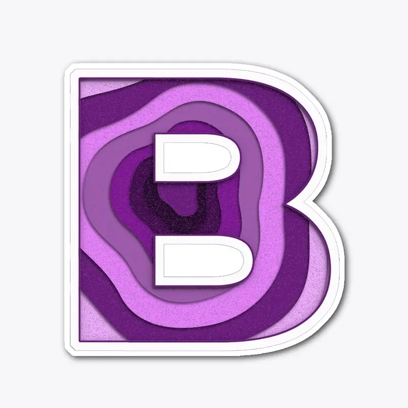 The Letter "B" Novelty Fun Monogram