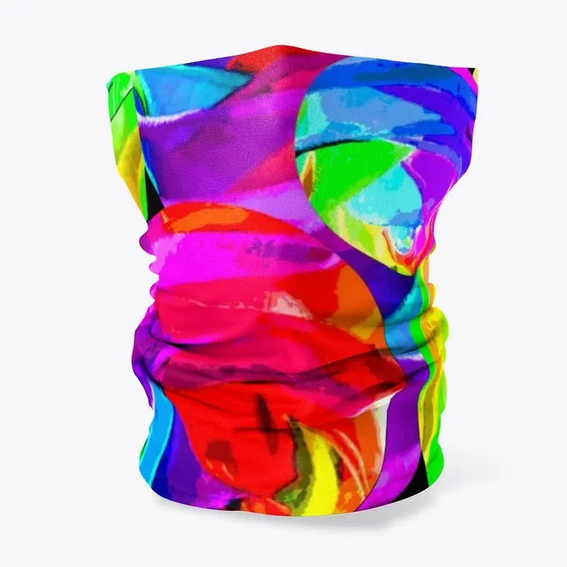 Rainbow Colors Abstract Design