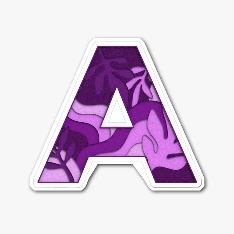 The Letter "A" Novelty Fun Monogram Edit