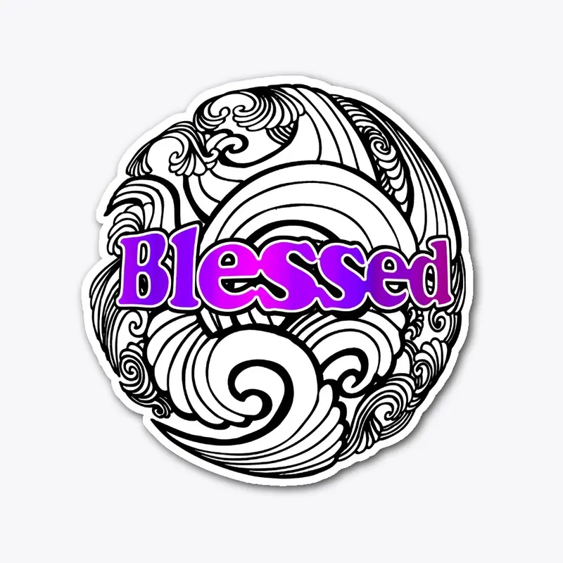 Blessed Bold Print Design