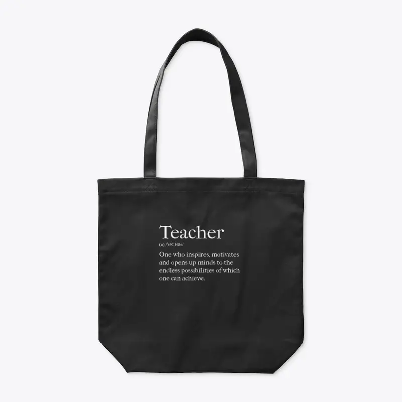 The Definition of Teacher 1: You